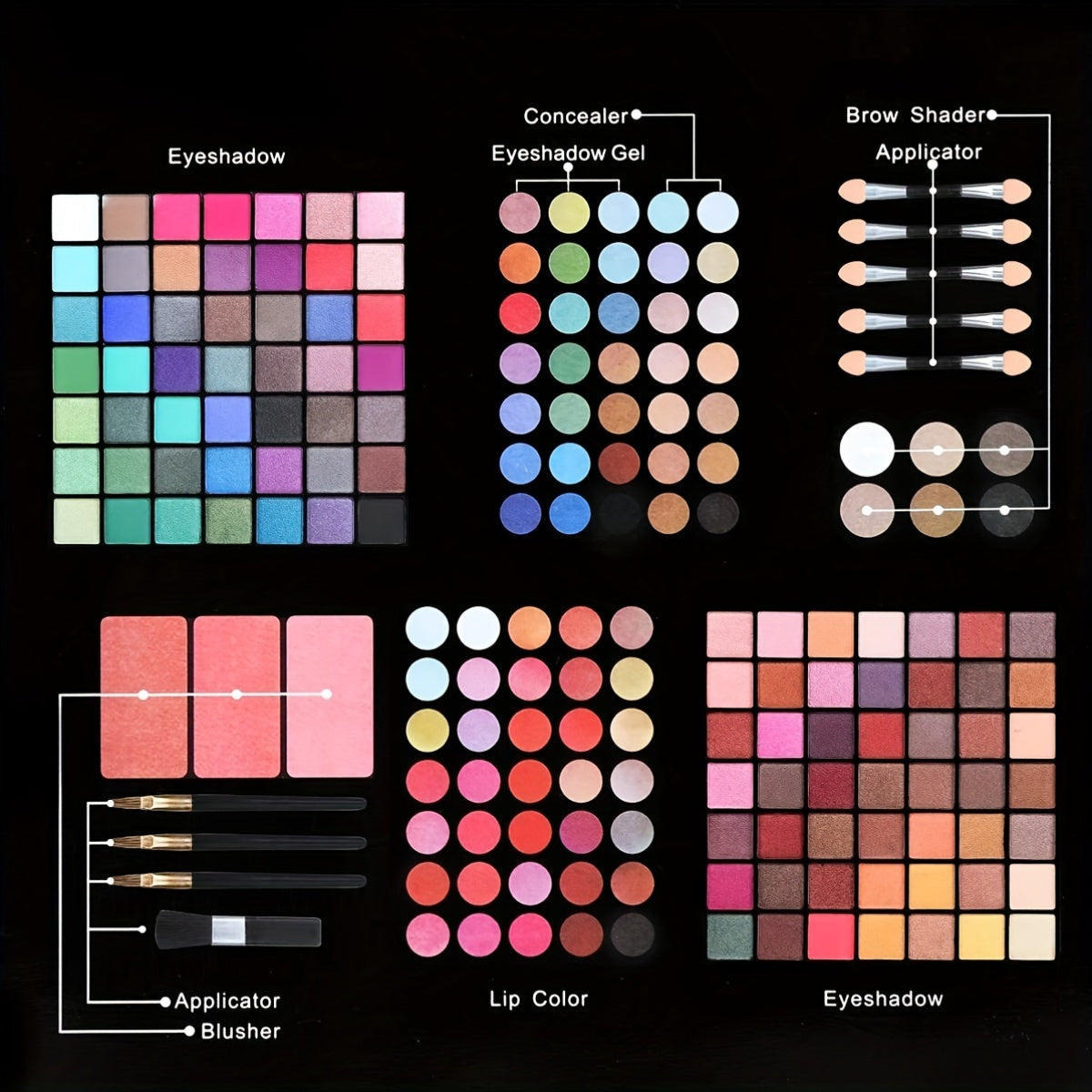 All In One Makeup Kit for Women Full Kit -177 Color