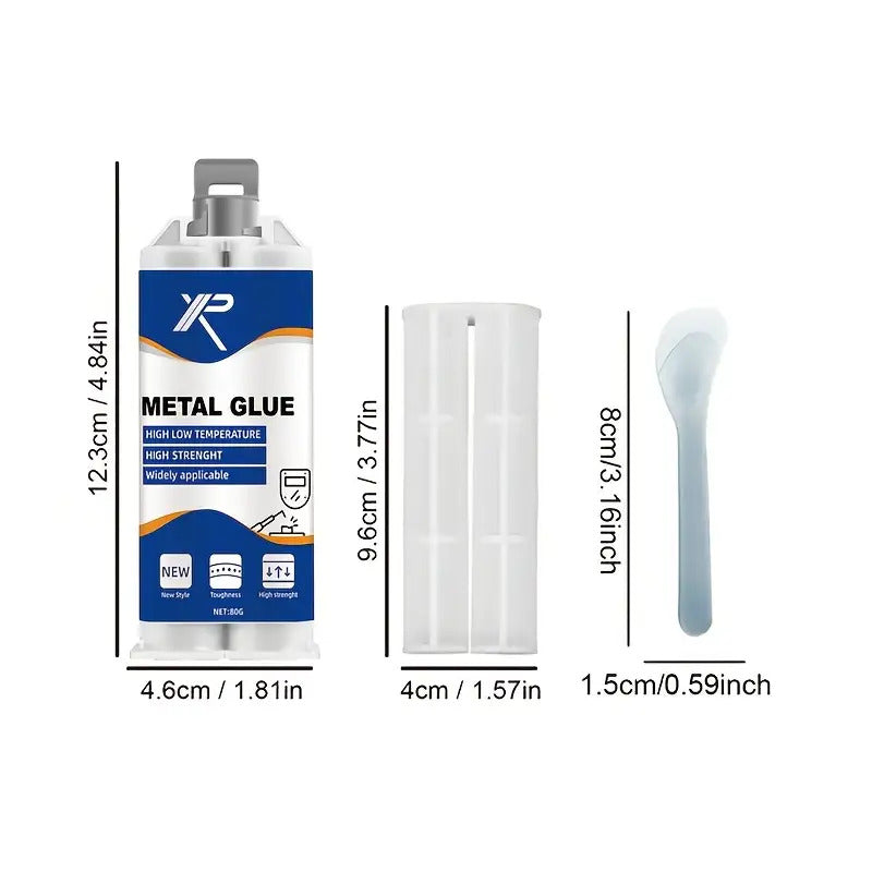 6pcs Metal Glue Professional Grade Metal to Metal Glue Bonding Repair