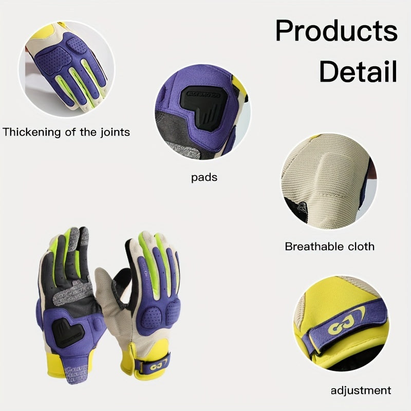 1 Pair Thick Non-Slip Professional Riding Gloves