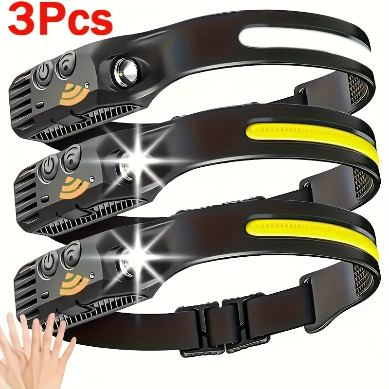 Ultra-bright Rechargeable230°Wide Angle LED Headlamp