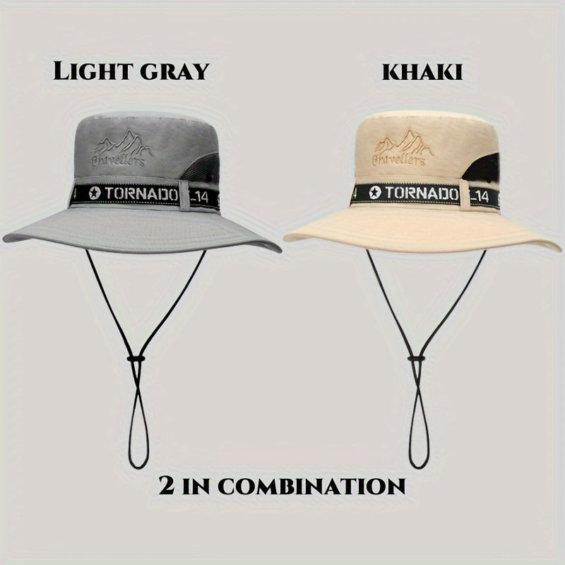 Stylish Men's wide-brim hat