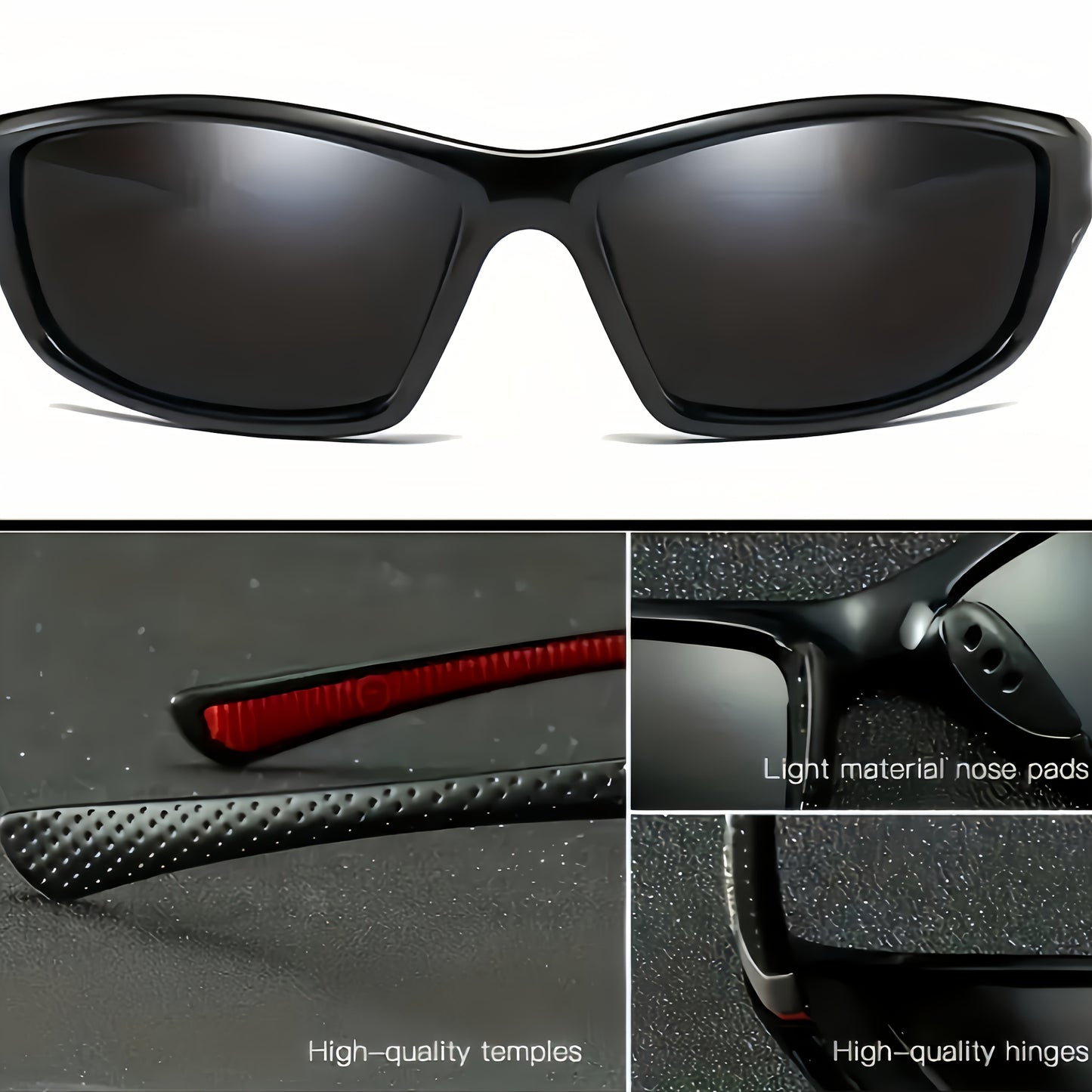4 Pairs Of Fashionable Polarized Men'S Glasses