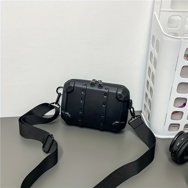 Trendy Simple Square Sling Bag For Men Women
