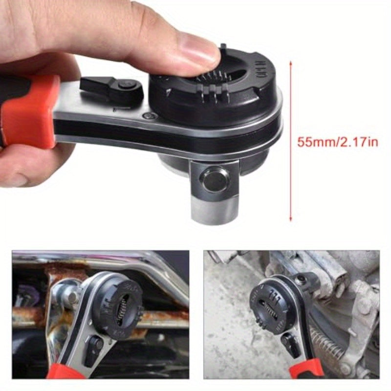 8 Inch Adjustable Ratchet Wrench Tool