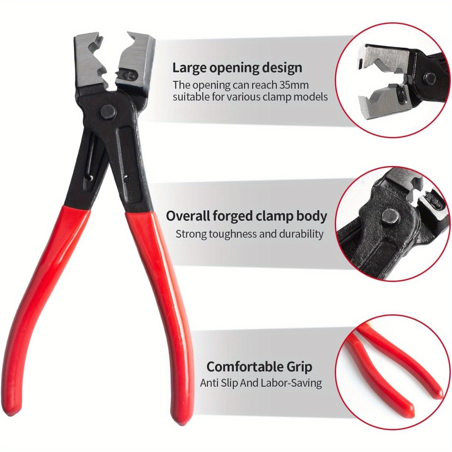 4pcs Electrical Disconnect Pliers for Cars, Electrical Connector Separator Tool