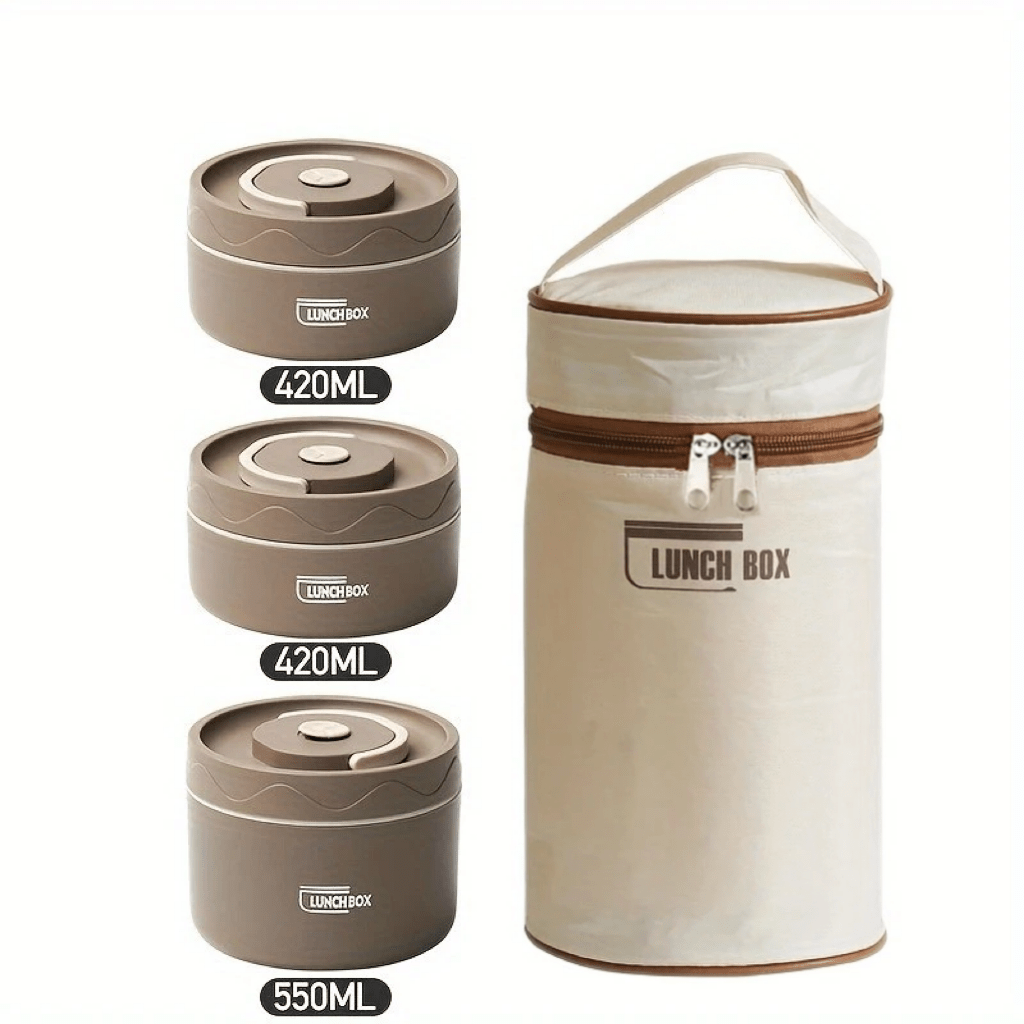1 Set of Outdoor Insulation Lunch Boxes