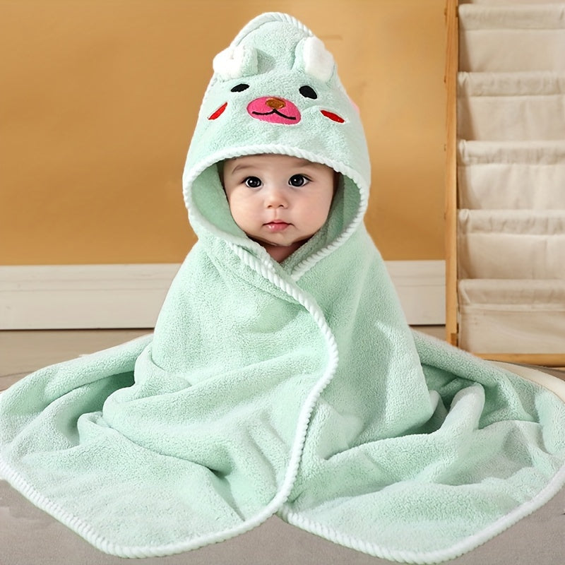 Soft Cartoon Animal Swaddling Blanket Set
