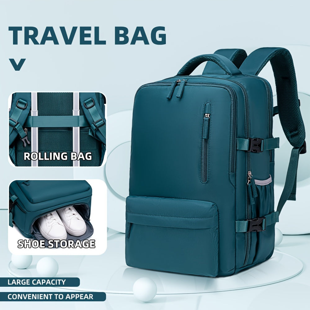 Multi functional large capacity independent compartment leisure backpack