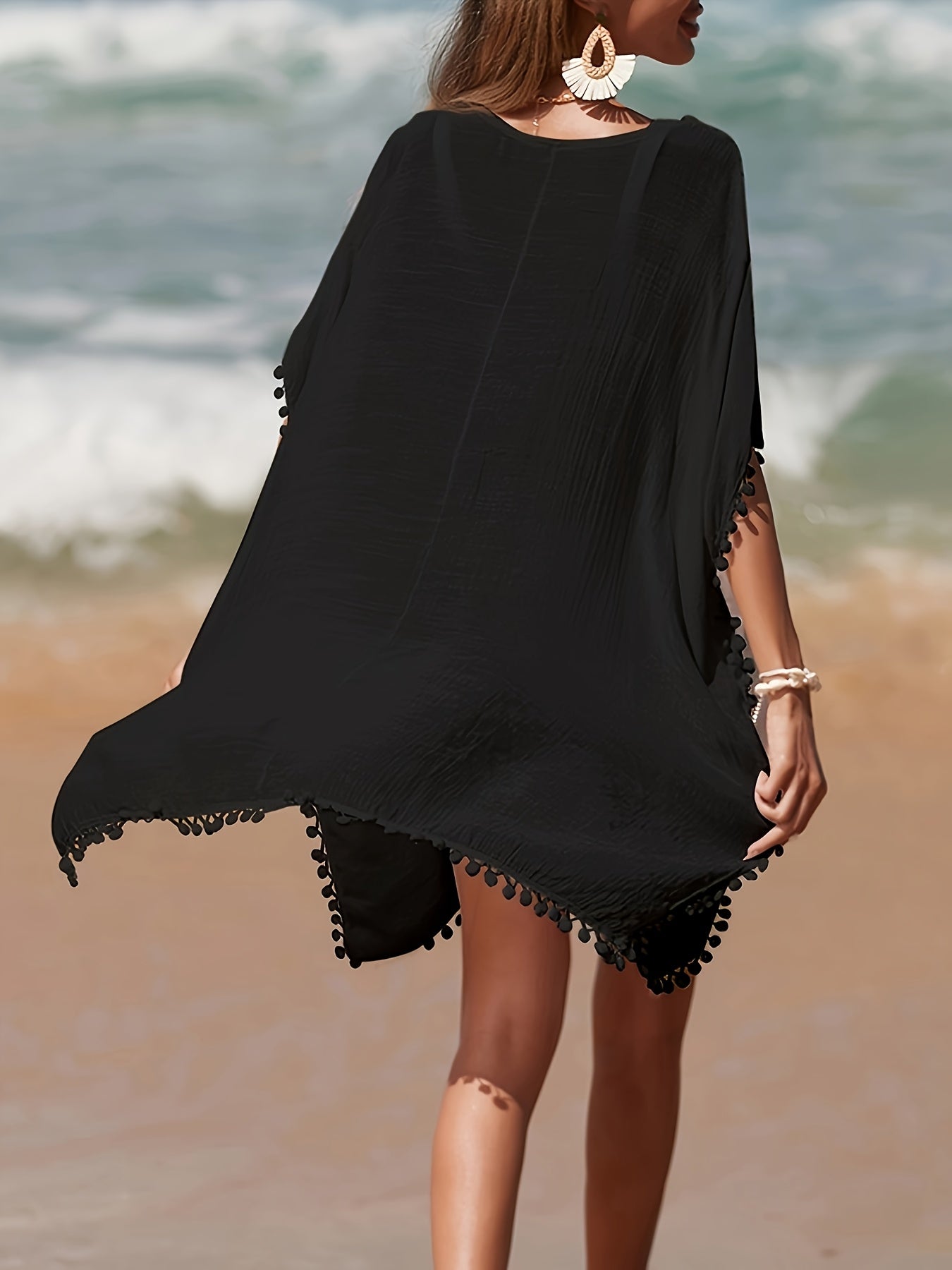 Sunscreen Medium Long Sexy Beach Smock