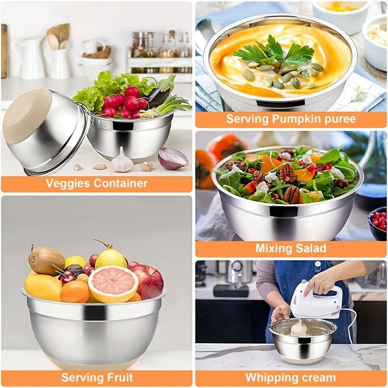 Stainless Steel Mixing Bowl Set