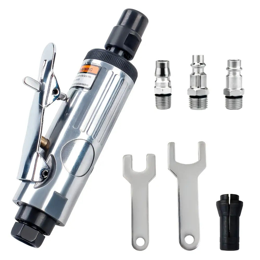 Heavy-Duty Compact Air Die Grinder with Accessories