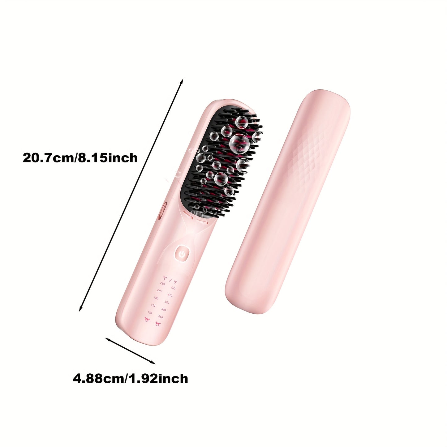 Wireless hair straightener