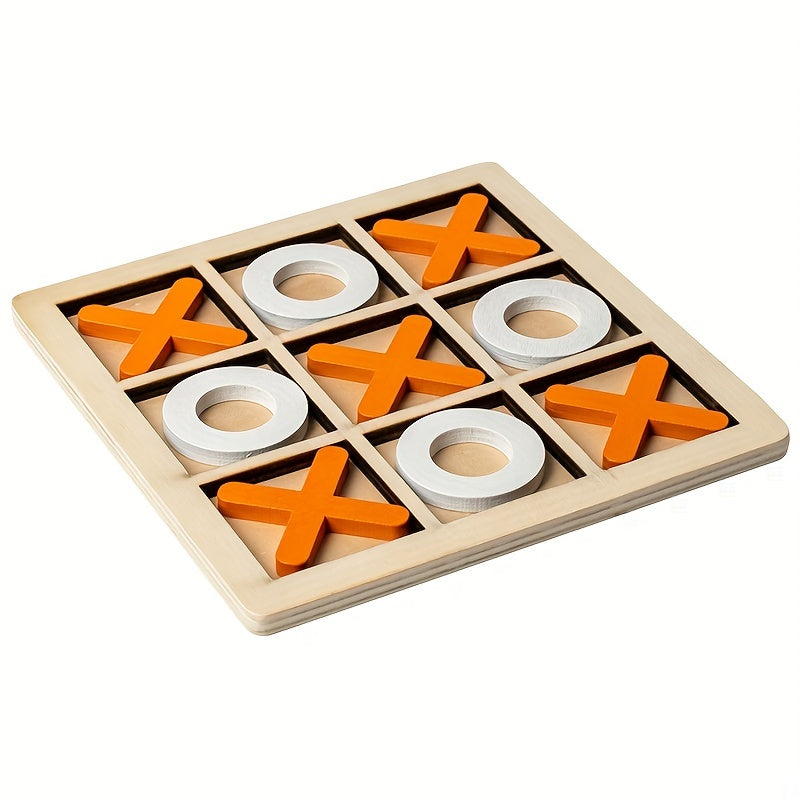 Wooden XO Chessboard,Children's Puzzle