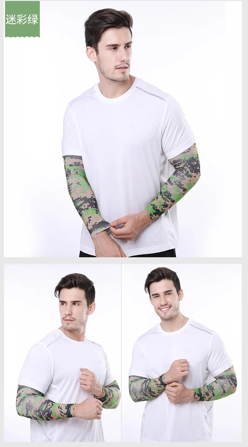 Unisex Cooling Arm Sleeves Cover Sports Running