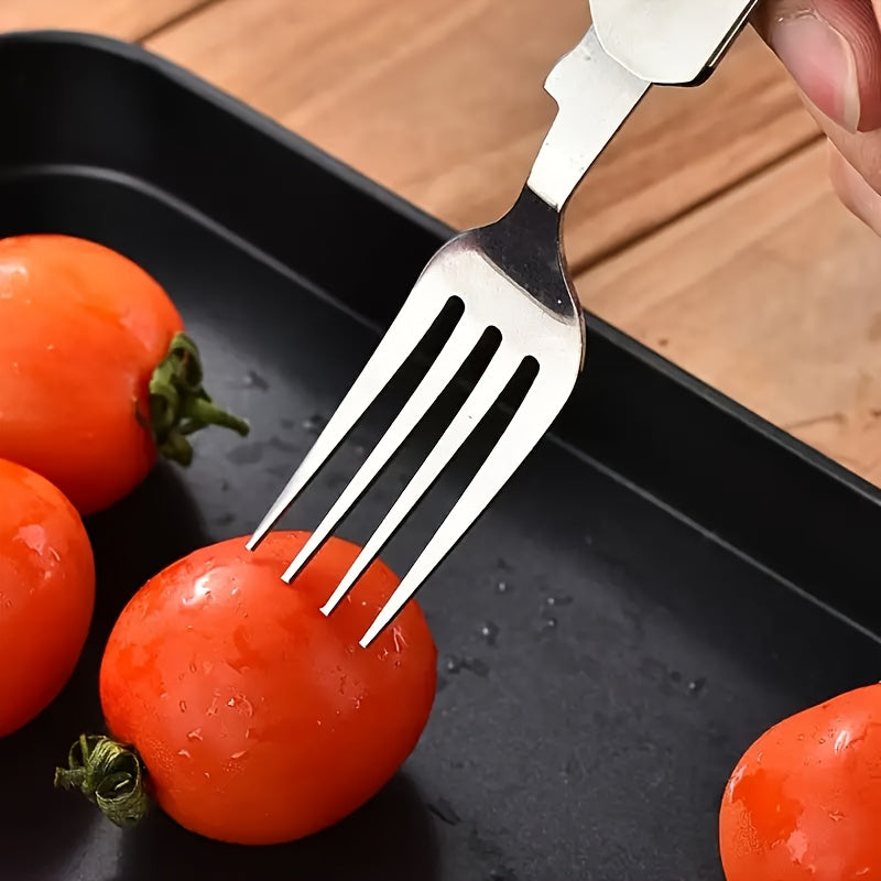 4pcs, Multifunctional Outdoor 4-in-1 Cutlery