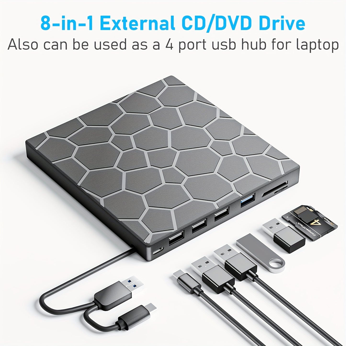Ultra-thin portable optical drive