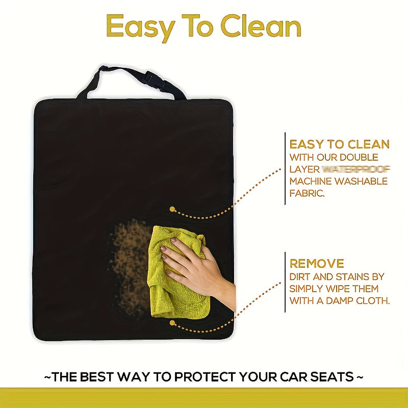 2pcs car seat backrest anti-kick protection
