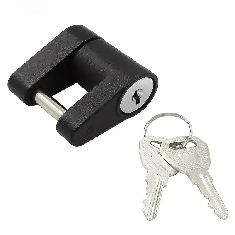 Heavy-Duty Carbon Steel Trailer Hitch Coupler Lock