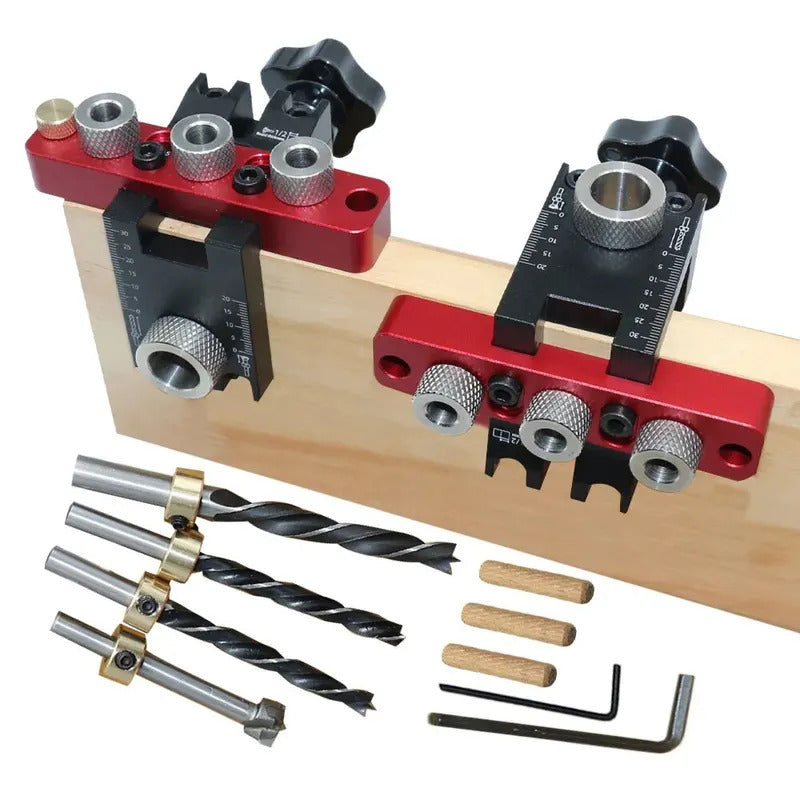 Woodworking 3 In 1 Dowelling Jig Universal Dowel Cam Jig