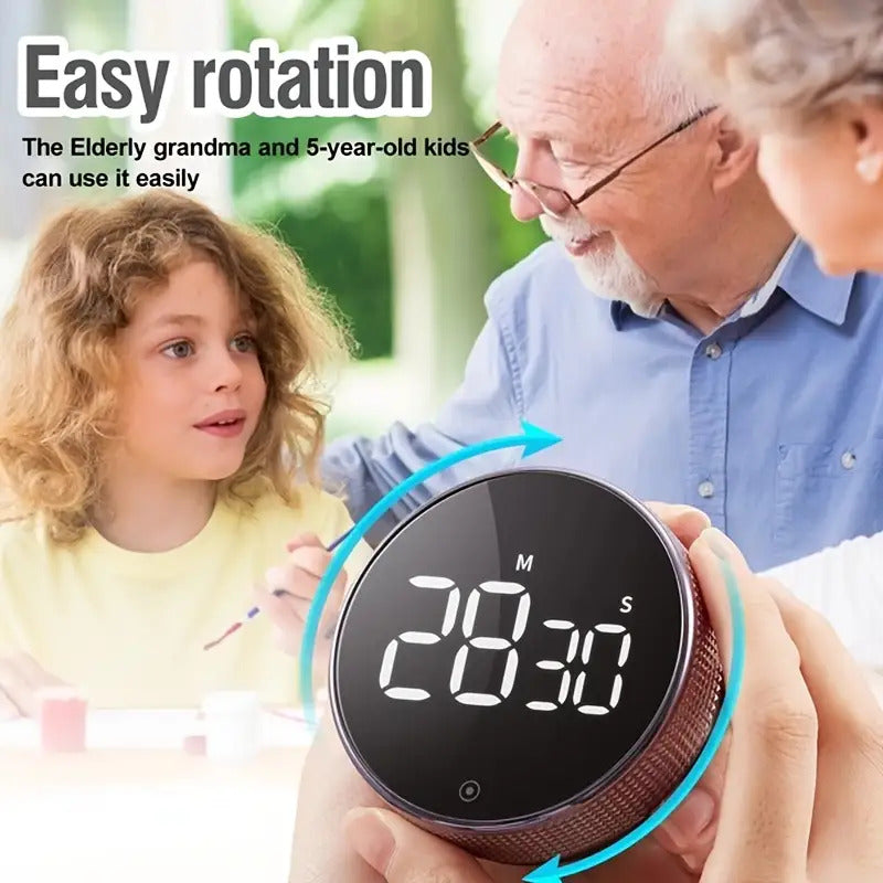2pcs Multifunctional Rotary Timer