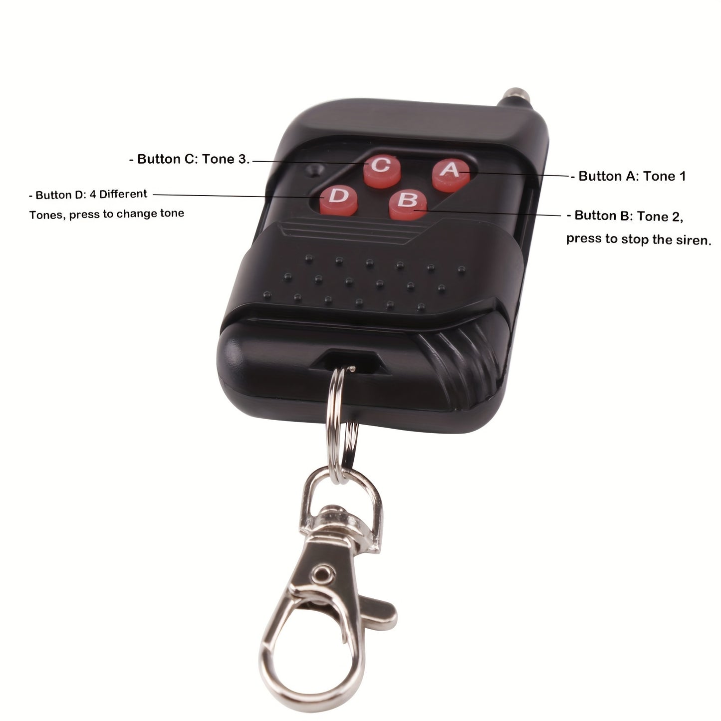 7-Tone Car Siren Horn with Handheld Microphone & Amplifier