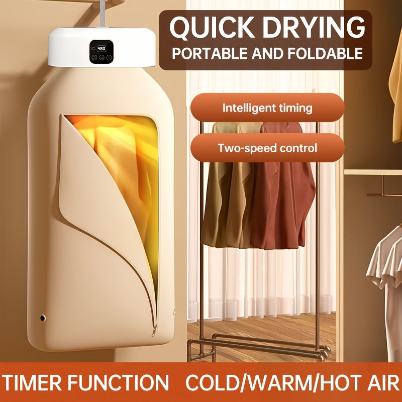 Upgraded Portable Mini Dryer with Timer Function