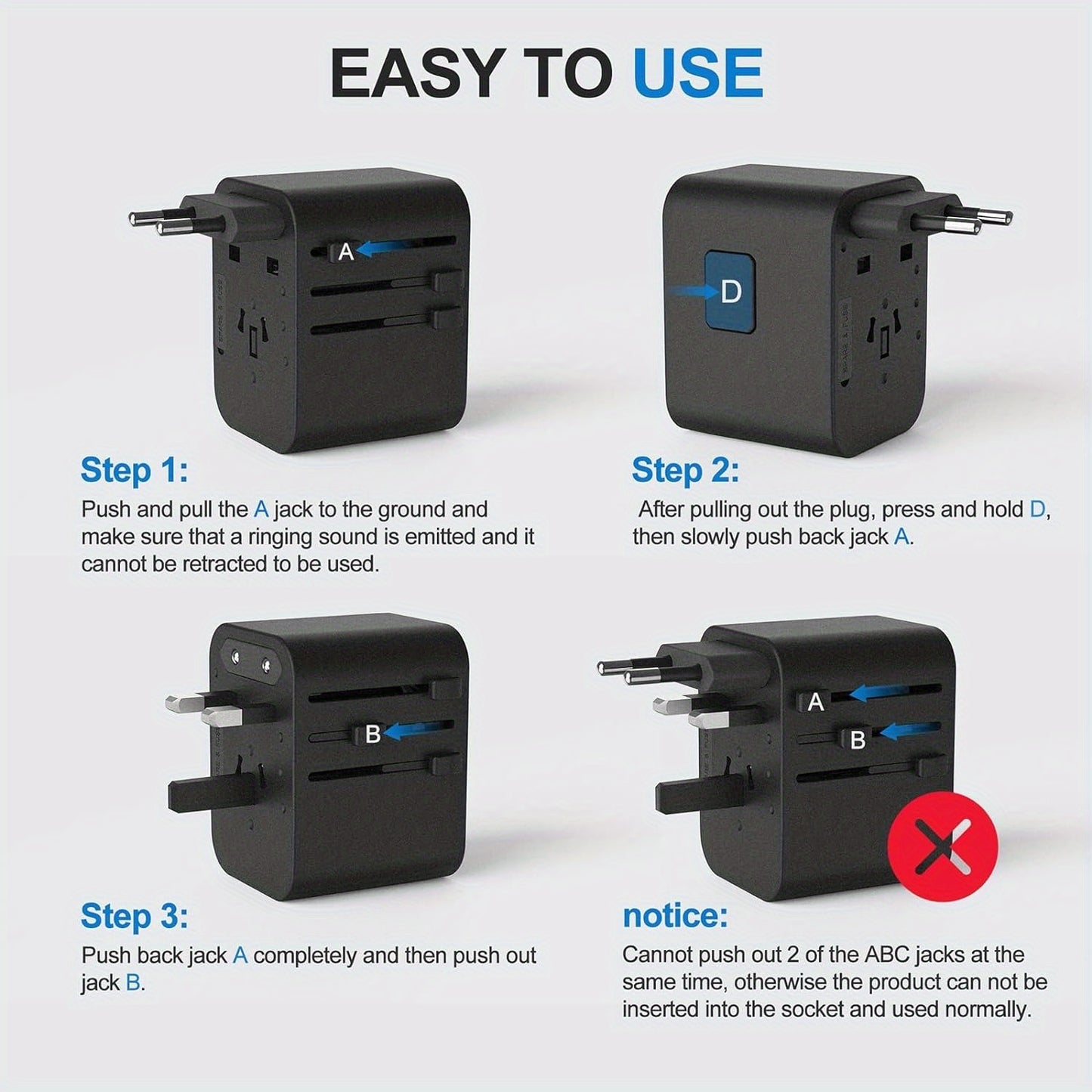 Global Universal Travel Adapter