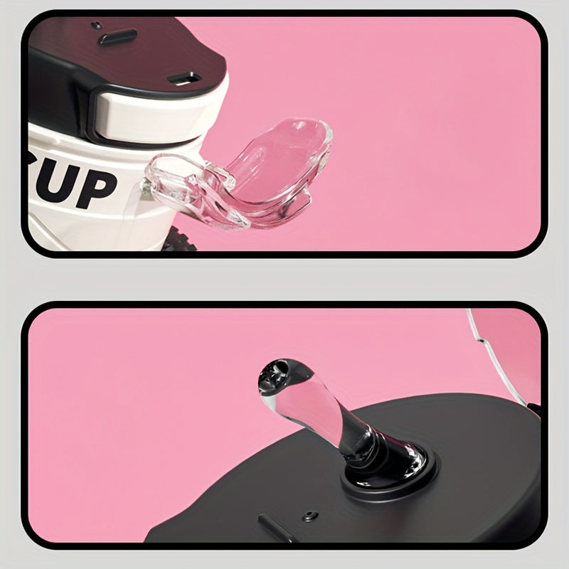 A New Type Of Cartoon Four-wheel Water Bottle