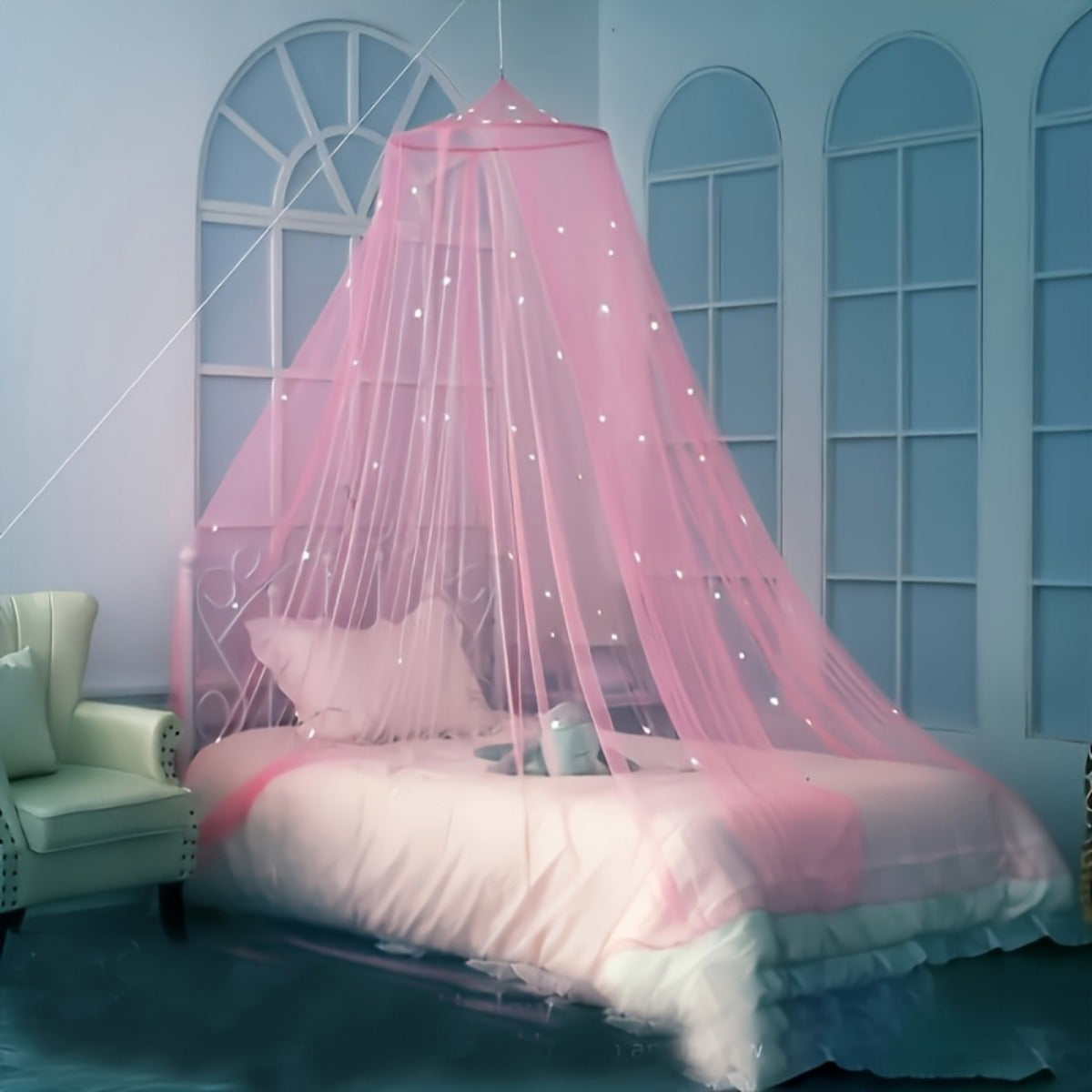 1 luminous star mosquito net