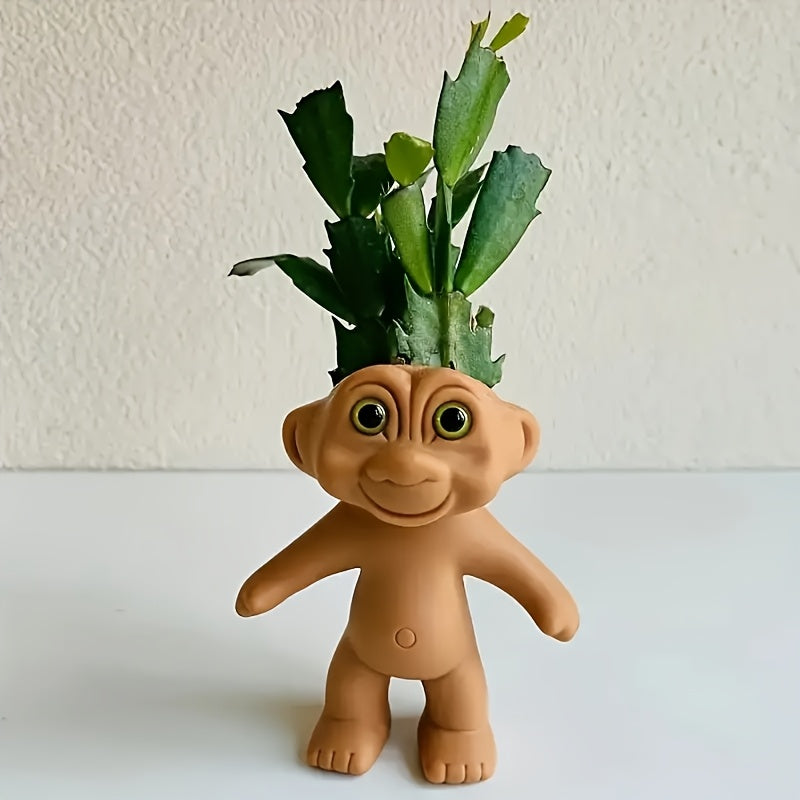 1pc Whimsical Alien Body Resin Planter