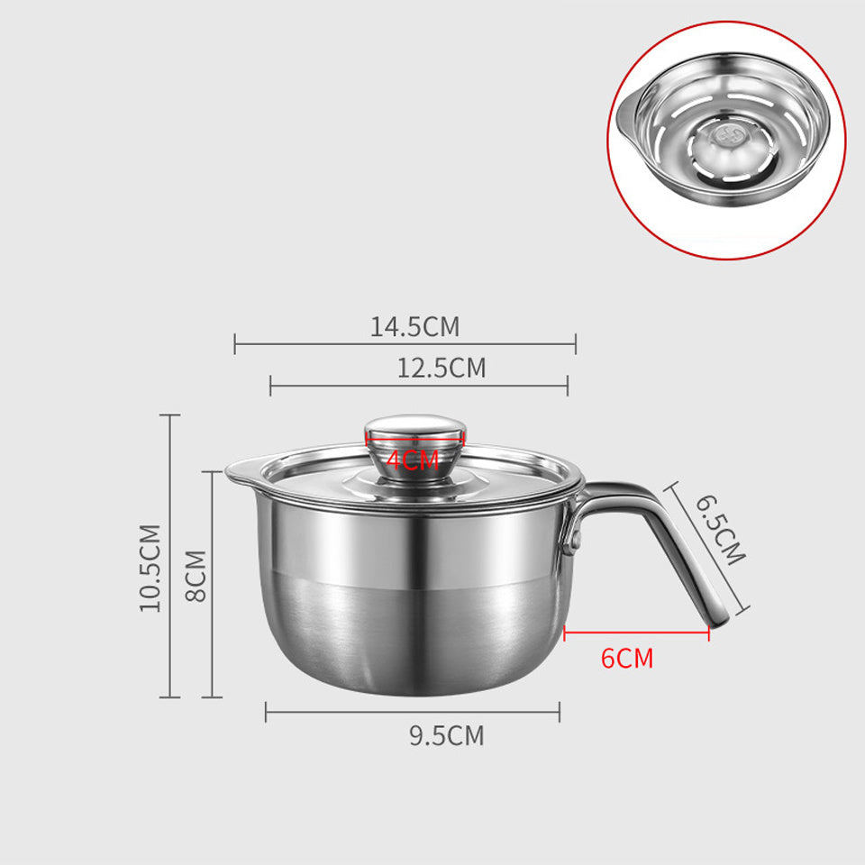 2pcs Premium Large Capacity 304 Stainless Steel Egg White Separator