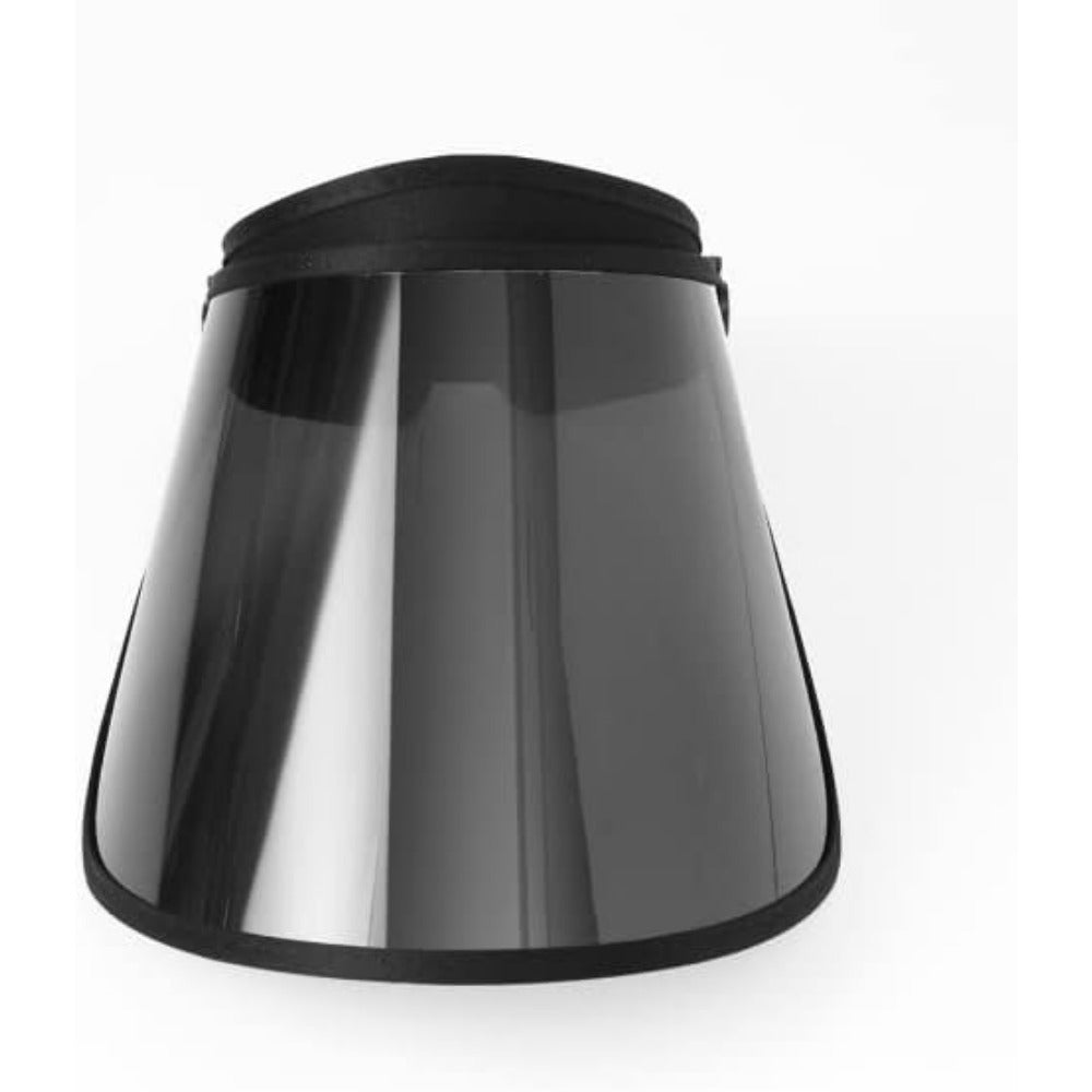 Black transparent bicycle visor