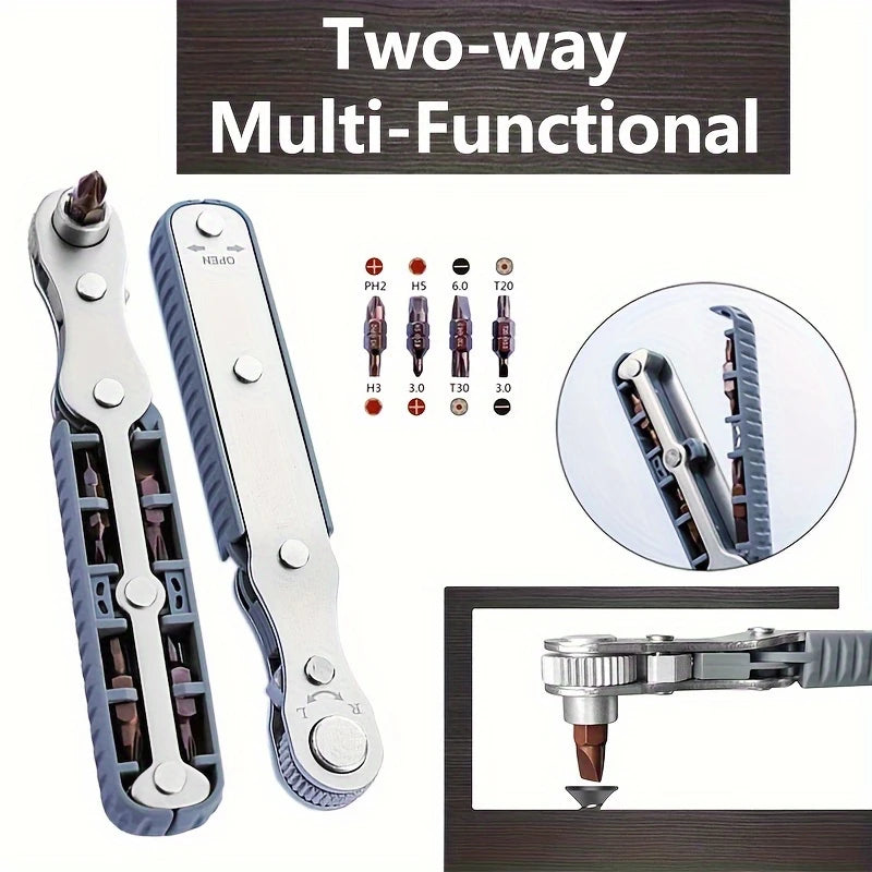 1/4 Ultra Low Profile Mini Ratchet Wrench