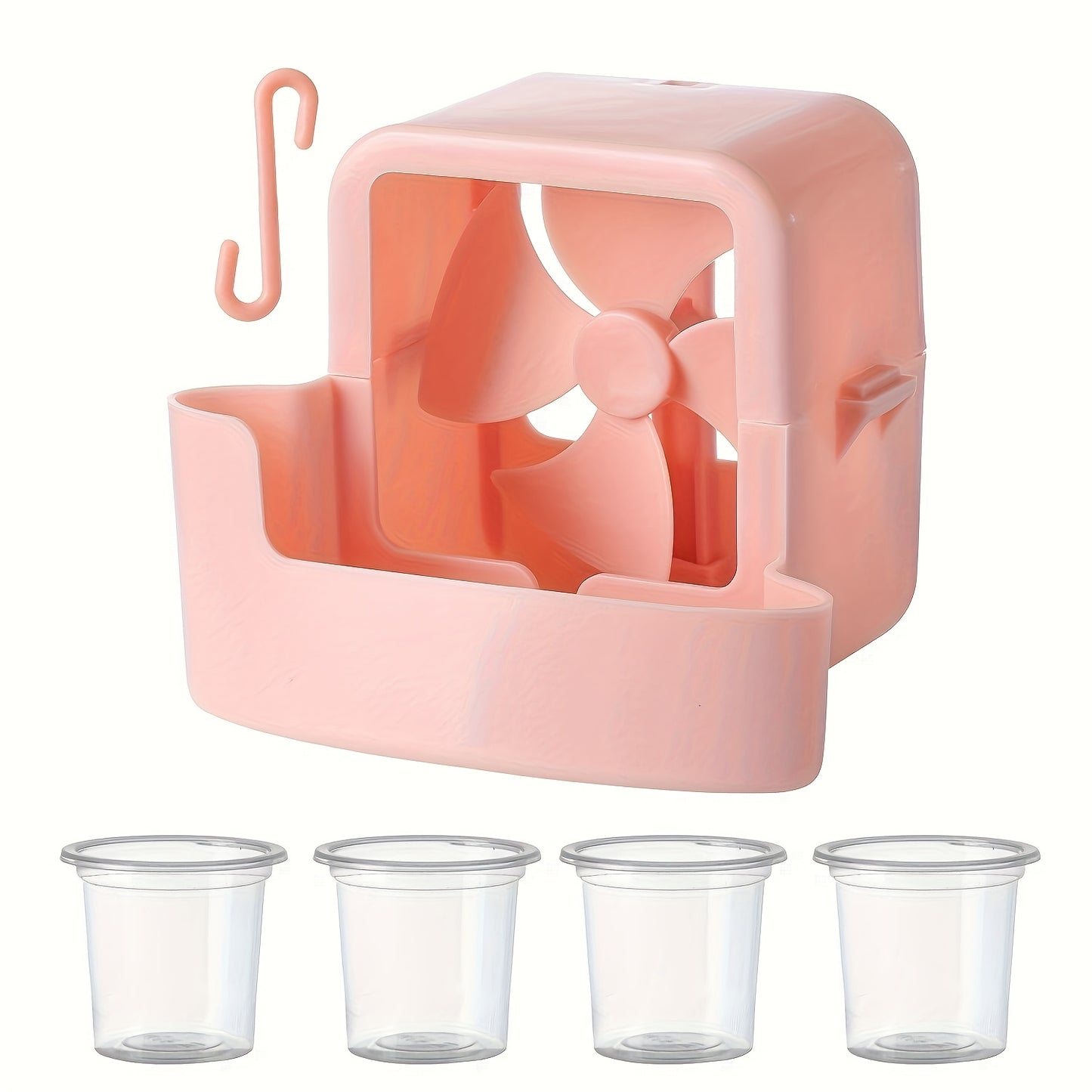Household Floor Standing and Desktop Fan, Quick Cooling with Ice