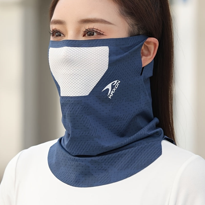 Summer Outdoor Ice Sliky Fiber Fabric Neck Gaiter