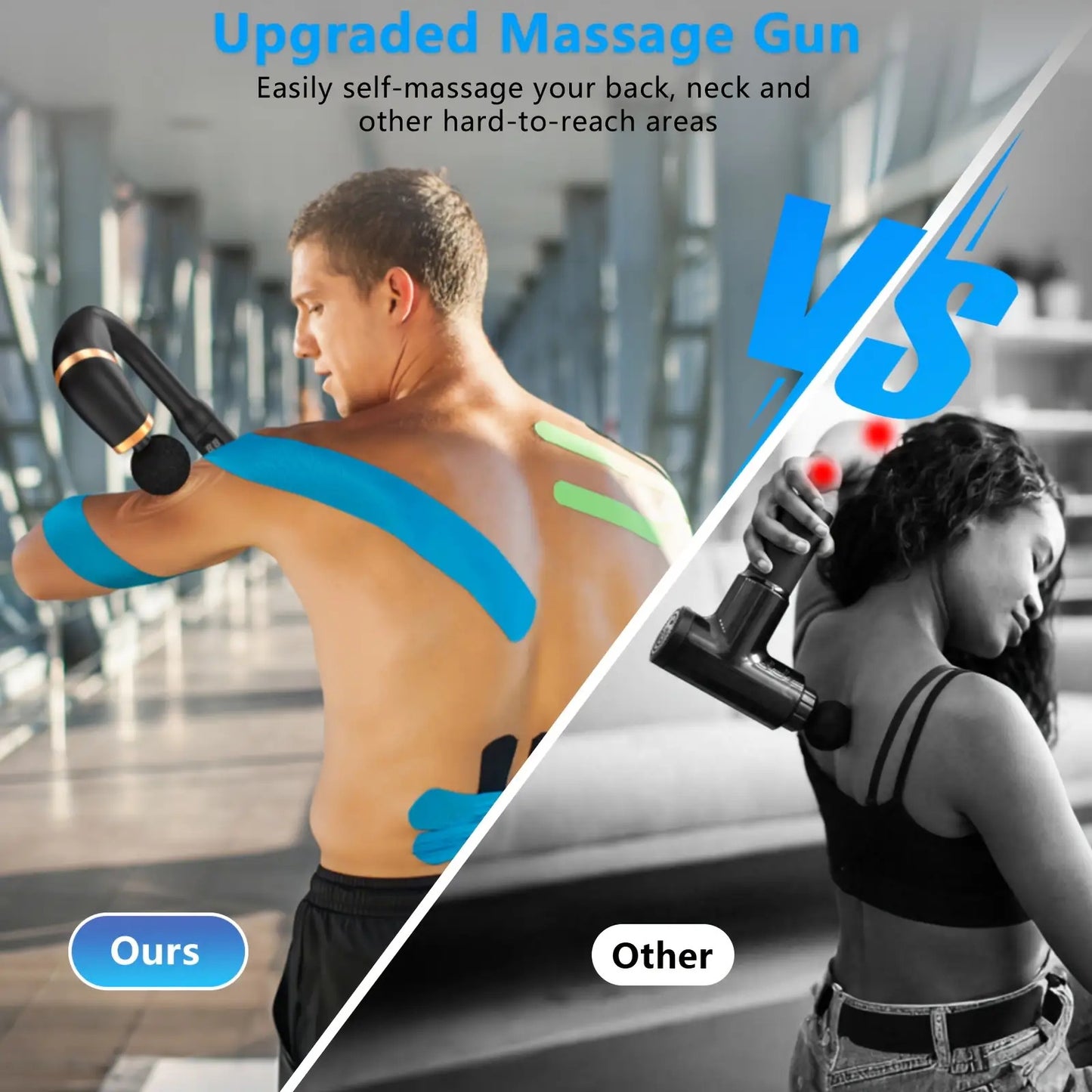Deep Tissue Massage Gun - A Back Massager Designed for Deep Relaxation
