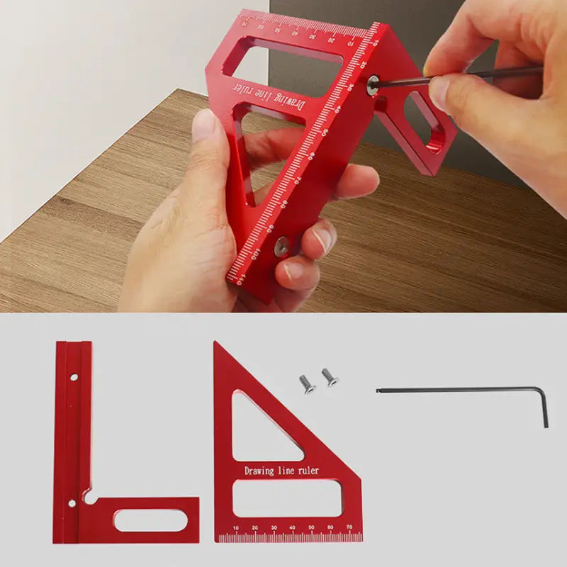 This Multi-Angle Aluminum Ruler!