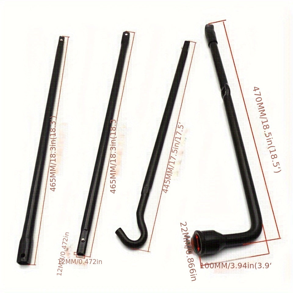 Spare tire tool for Ford F-150, tire wrench extender