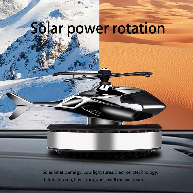 Solar-Powered 360° Rotating Car Aromatherapy Diffuser
