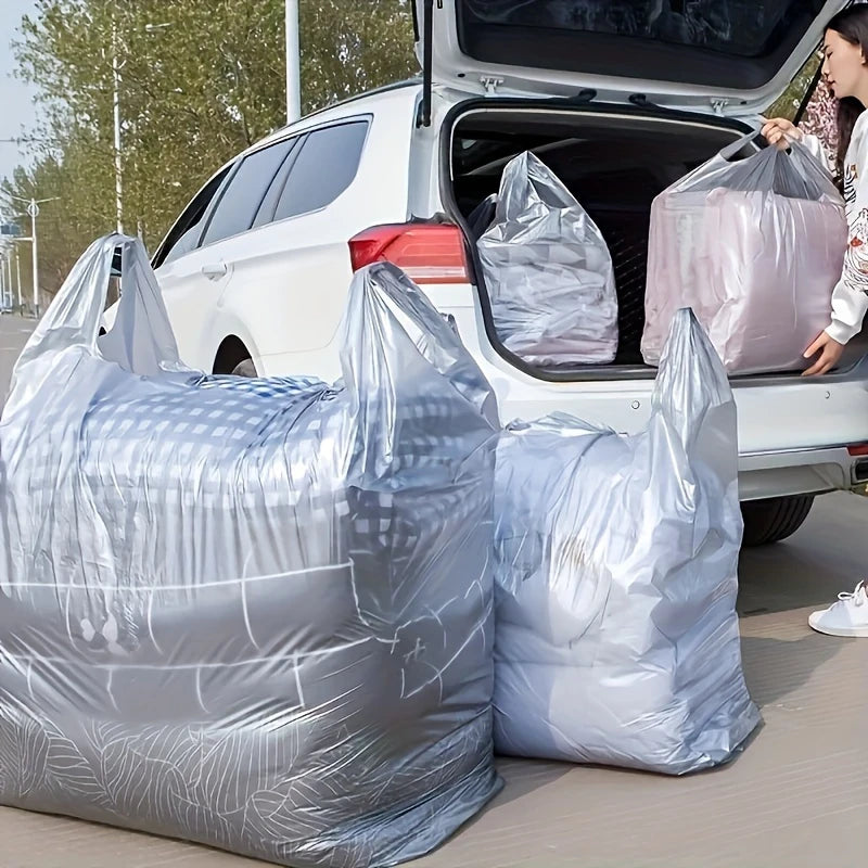 10-Pack Heavy-Duty Plastic Storage Bags