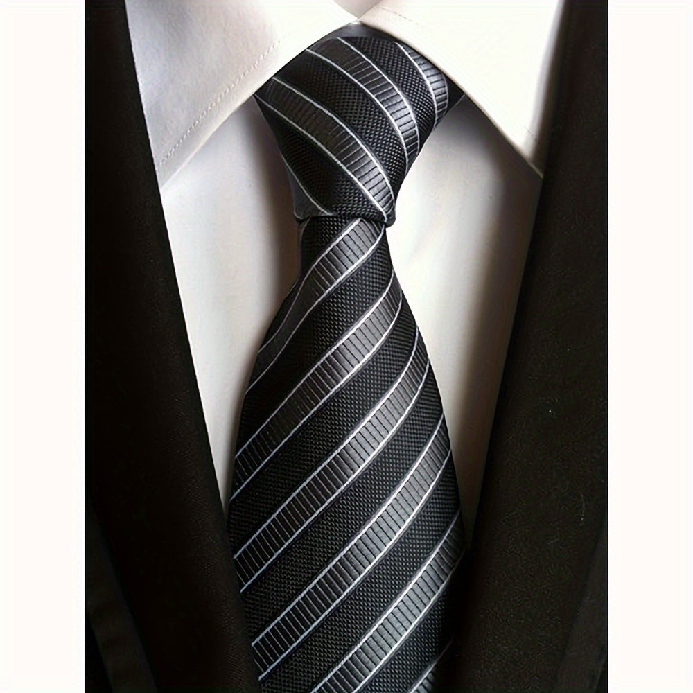 6pcs Classic Men's Braided Ties