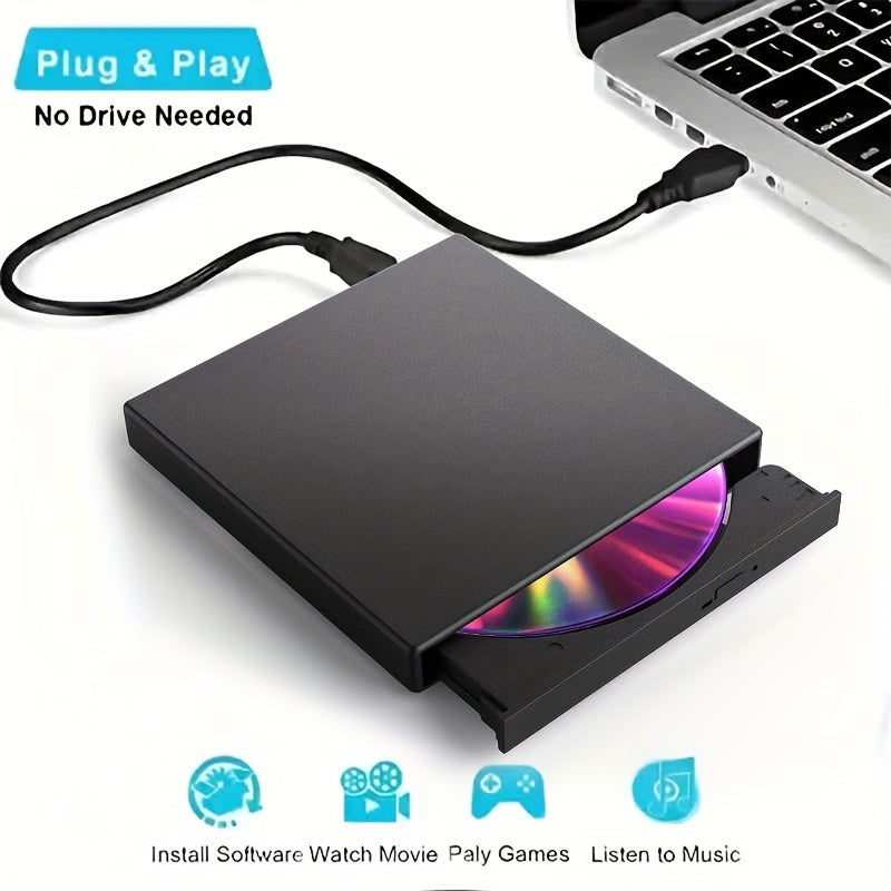 Ultra-thin portable optical drive