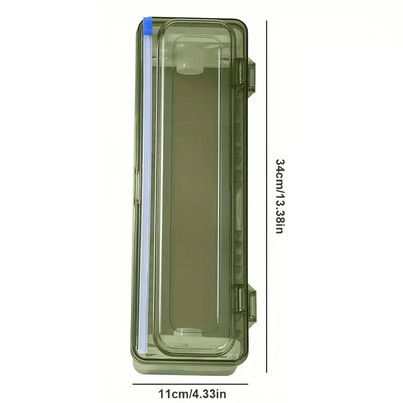 Upgraded Thick Cling Film Dispenser with Suction Base