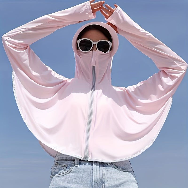 Summer women's short sun protection jacket cape sun protection clothing