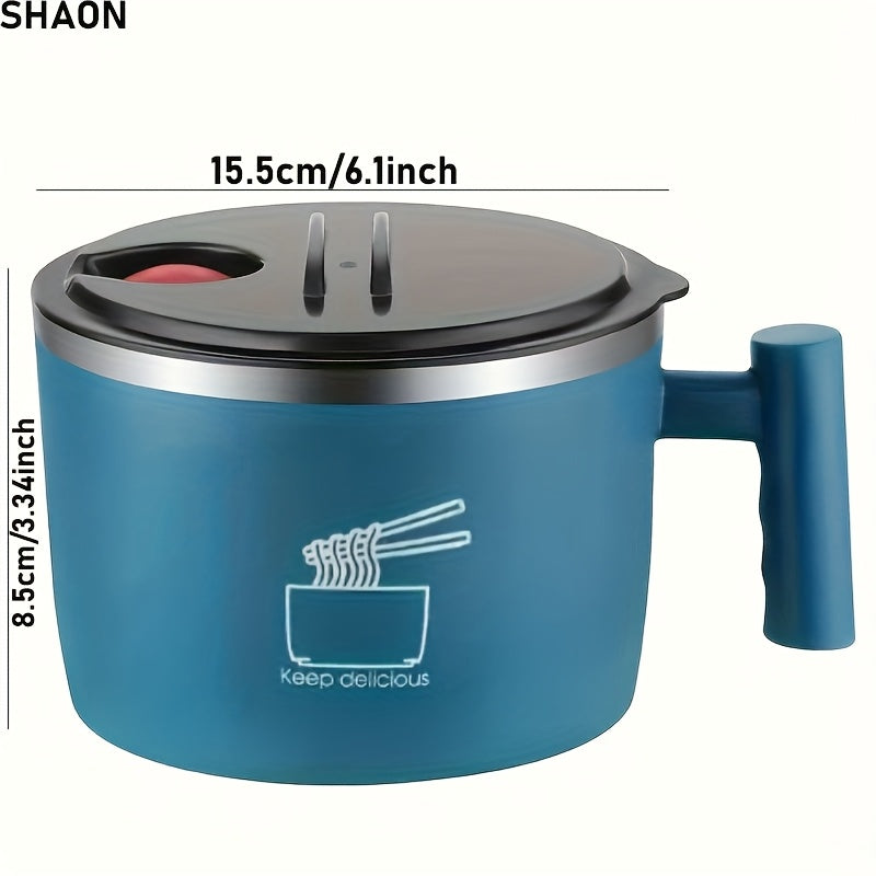6PCS Stainless Steel Instant Noodle Bowl