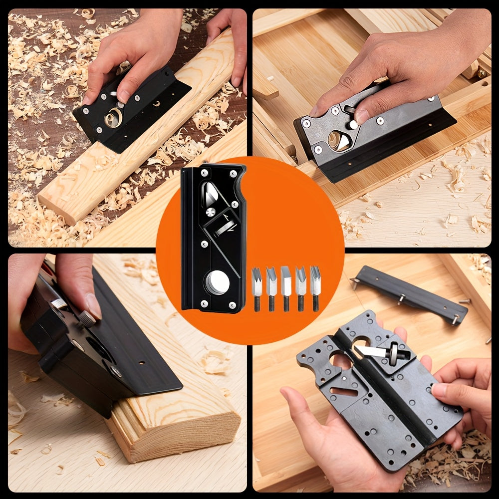 Woodworking Planer Set (6 Blade Heads)
