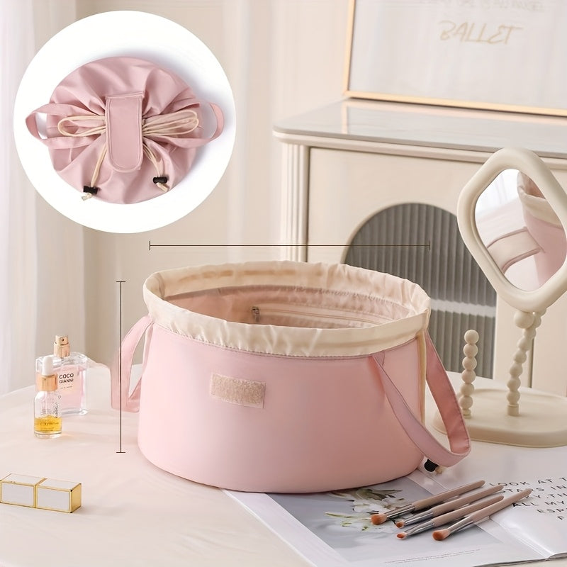 1pc Luxury Cosmetic Bag - Large Capacity, Portable Travel Organizer