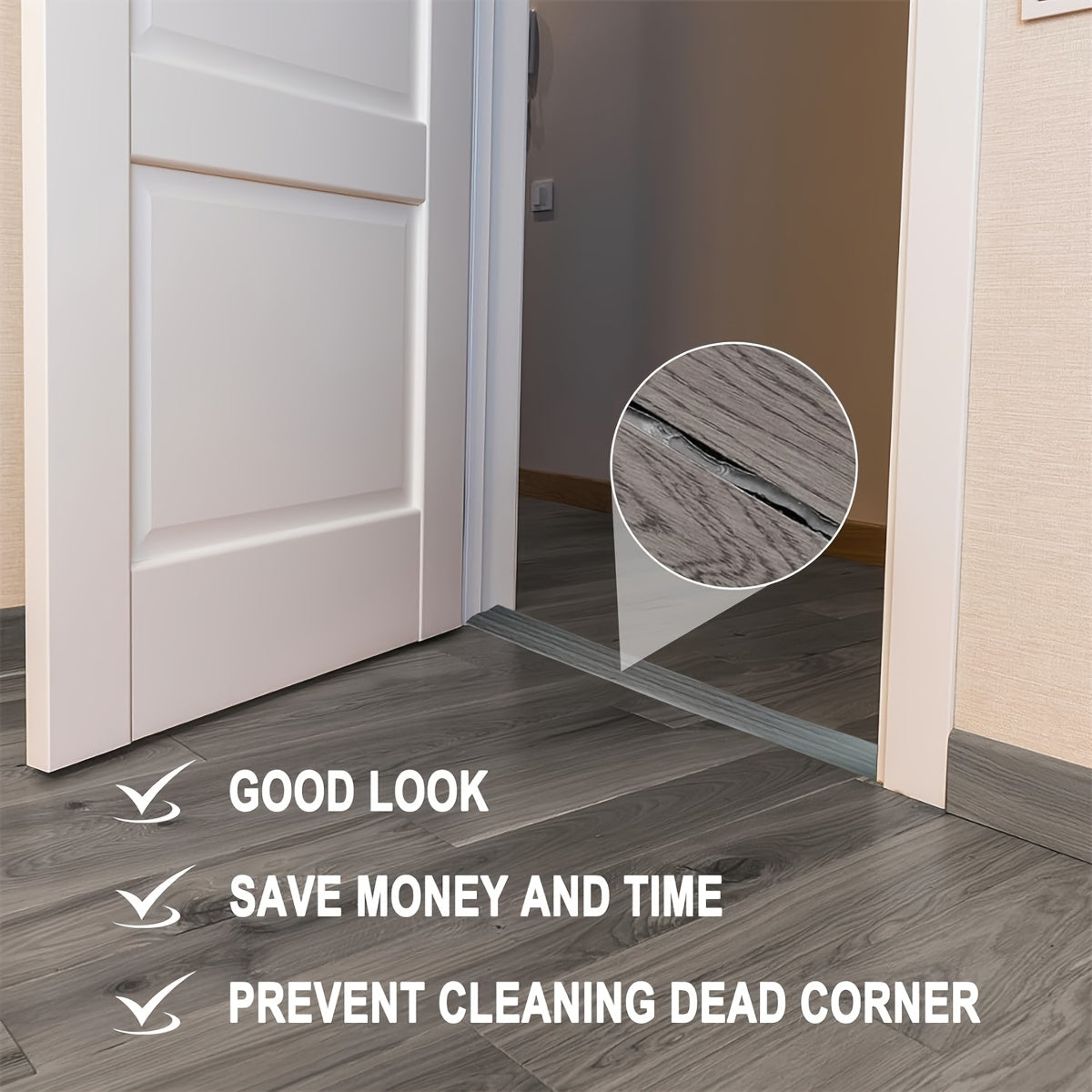 1pc Easy-to-Install PVC Floor Transition Strip