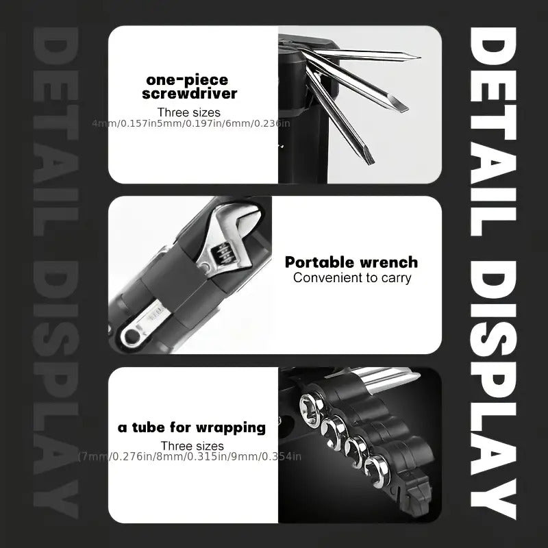 Multi-Tool for Bicycles and Motorcycles