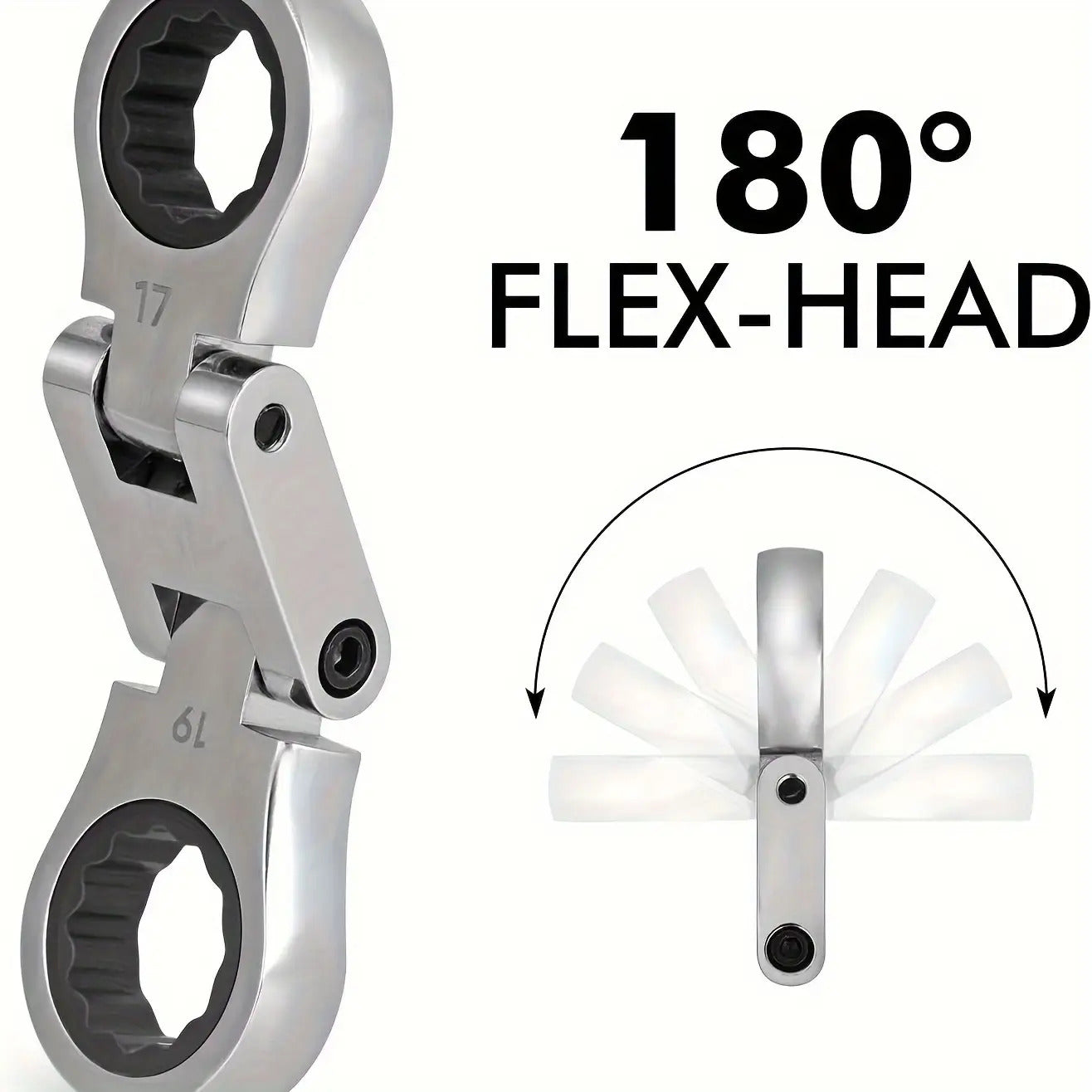 Industrial Grade 1pc Multi-functional Mini Ratchet Wrench